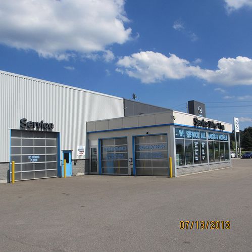 Mazda Dealer garage doors