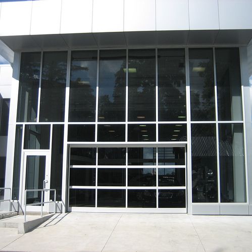 Lexus dealer garage door